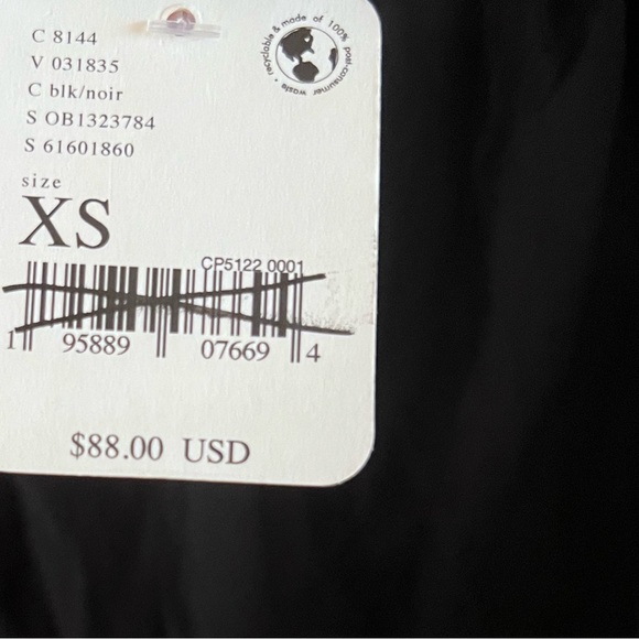 Free People Beachside Tide Maxi Dress NWT X Small Black - Picture 8 of 8